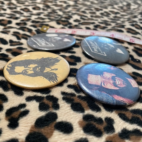 BOB SEGER 🎸 Vintage Rock Button Pin Pinback Rock Logo Collectible Silver Bullet - Picture 5 of 11